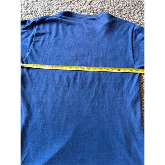 Vintage ‘82 Port Jefferson Distressed Thrashed M Faded Navy Single Stitched Tee - Picture 7 of 8
